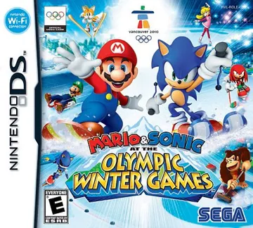 Mario & Sonic at the Olympic Winter Games (USA) (En,Fr,Es) box cover front